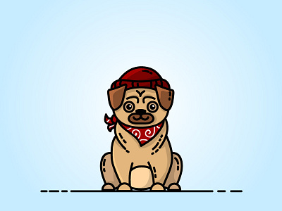 Hipster pug hipster pug puppy