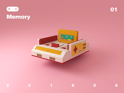 memory c4d design illustrator working