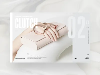 Zaha Hadid Design - product page art clean design futuristic hellowiktor minimal web zaha hadid zhd