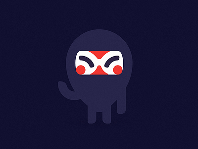 Ninja japan mask ninja smile