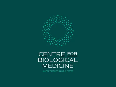 CfBM // 01 abstract biology brand circular core design geometric health logo medical optical symbol