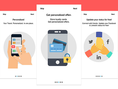 Onboarding for Travel app onboarding ui ui design
