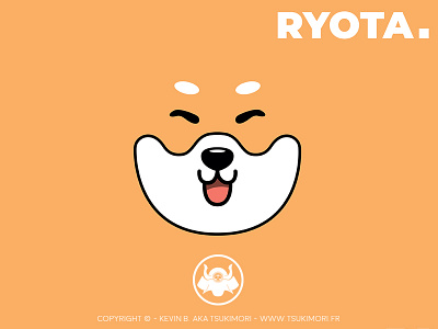 DDD #04 - Minimalist Wallpaper with Ryota dog illustration illustrator mascot minimalist shiba inu vector wallpaper