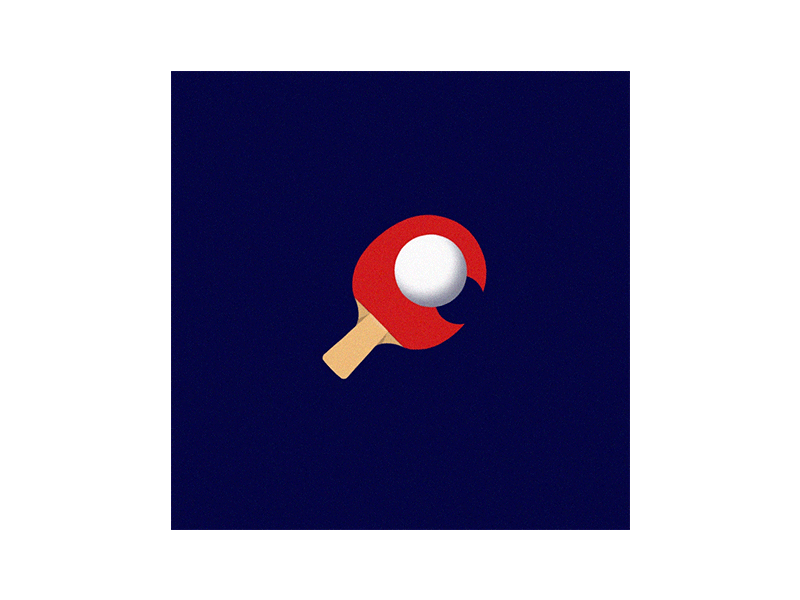 Ping Pong 2d ball bounce gif motion motiondesign ping pingpong pong