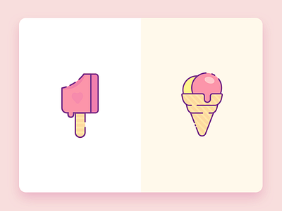 Yummy ice creams food ice cream icon illustrator vector yummy