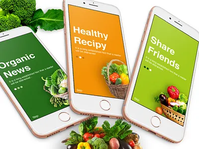 On boarding Screen for Food App app food ui ux