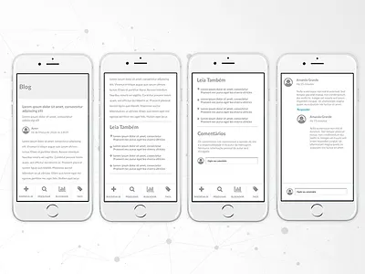 Blog Wireframe Study