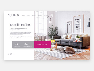 Aquiles Landing Page concept ui ux web