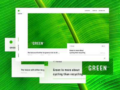 Green art artist color colors green minimal minimalism visual web web design