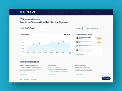FINAVI by Infinitec design finavi fintech infinitec ui ux
