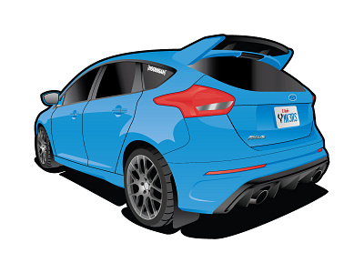 Focus car illustration focus ford