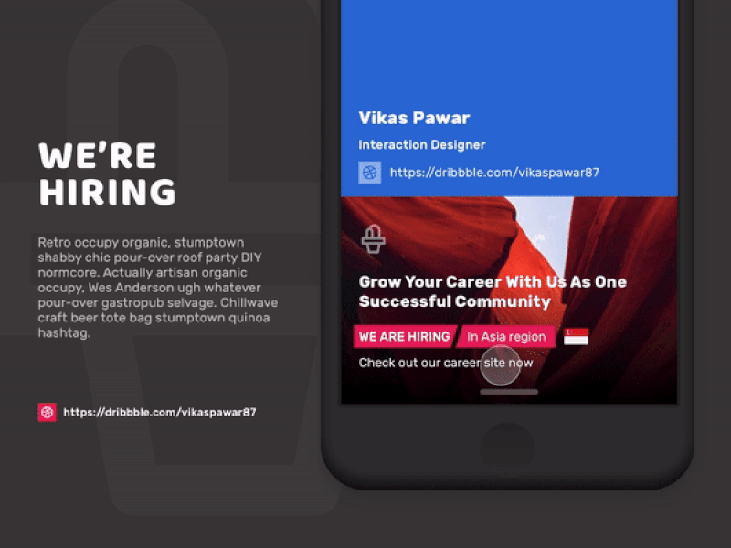 We Are Hiring sketch ui ux