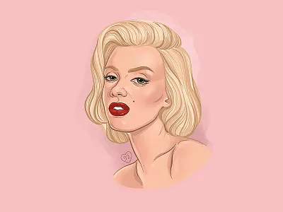 Happy birthday, Marilyn art digitalart fashion