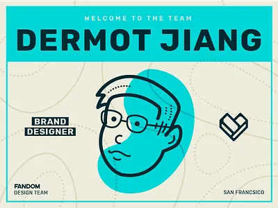 Welcome Dermot Jiang! avatar brand design fandom illustration pop culture