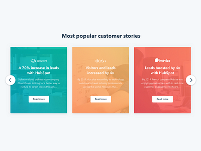 Card Carousel cards carousel customer stories tiles ui design user interface