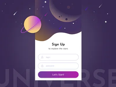 Sign Up Screen 001 daily sign up ui