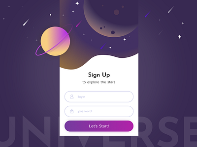 Sign Up Screen 001 daily sign up ui