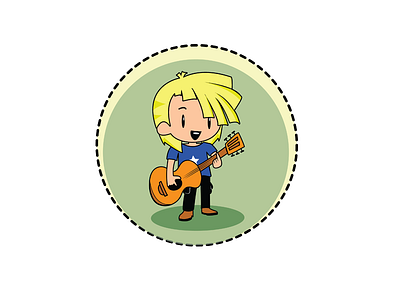 Lets play guitar artwork designer guitar illustration illustrator photoshop shot
