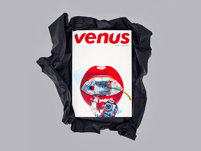 Venus Zine cover editorial graphic design layout photography print