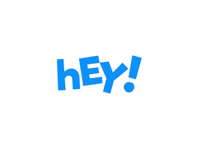 hey! by Countly logo brand branding clean icons identity lettering logo playful typography ui
