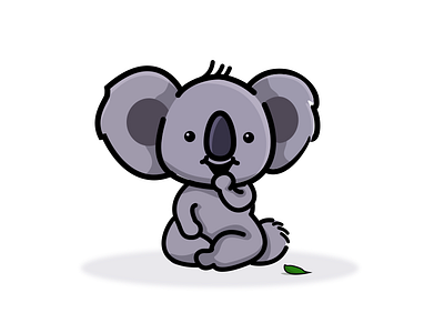 Koala design icon illustration