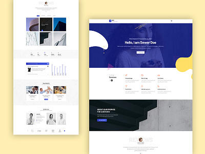 Agency Template Design agency business corporate divi job landing layout recruitment template website wordpress