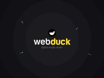 Webduck Logo branding freelancer graphic logo mobile ui ux webduck website