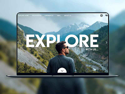 Landing Page UI Design animation dailyuichallenge day22 portfolio thebestisyettocome ui uianimation userinterface ux webdesign