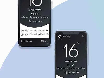Weather App UI Design animation dailyuichallenge day25 portfolio thebestisyettocome ui uianimation userinterface ux webdesign