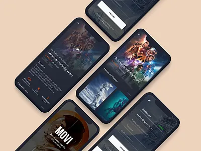 Movie App black ui book my show movie movie app movie app design movie black movie booking movie ios movie show ui design
