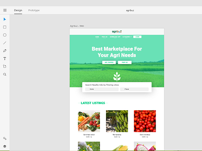 Agribuz Redesign creative job portal minimal redesign ui user interface design web web design
