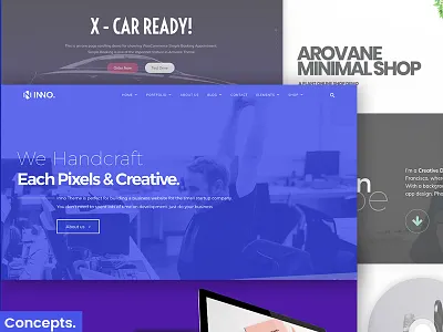 Inno Creative WordPress Theme business one page portfolio shop themes wordpress