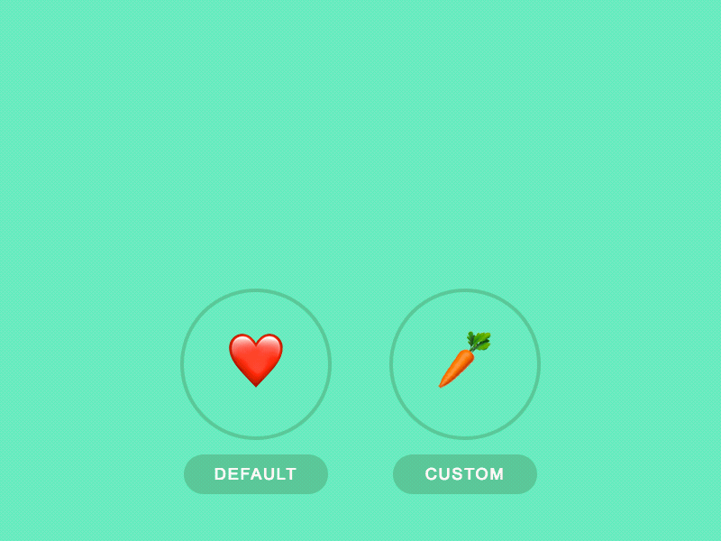 Example of CSS burst animation plugin