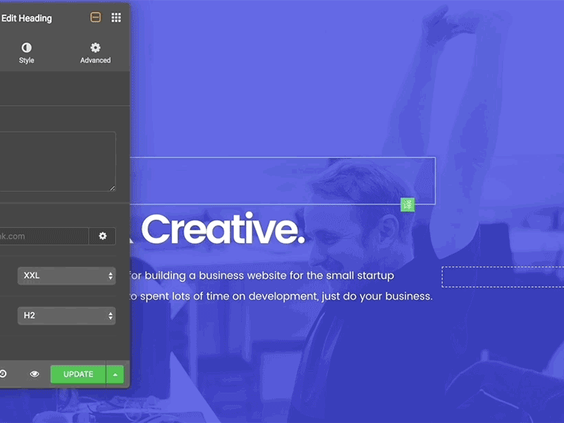 Inno Theme Page Builder Panel business one page portfolio shop themes wordpress