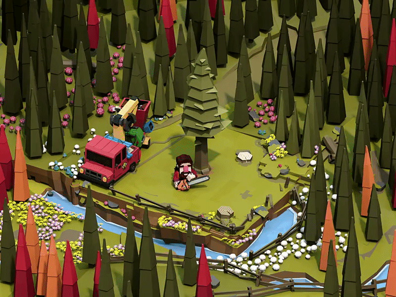 Hear me Roar 3d 3d animation 3d illustration car lowpoly motion graphic