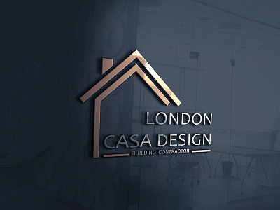 London Casa Design building construction graphic design logo design