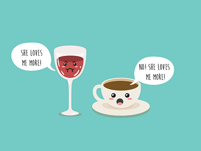 What a girl wants coffee coffee cup wine wine glass wine vs. coffee