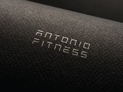 Minimal Fitness Word-mark Logo abstract brand branding design dribbble graphic graphic design illustrator logo logo design minimal monogram