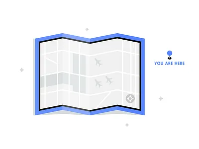 Not found! 404 app branding design empty state illustration map product ui visual design