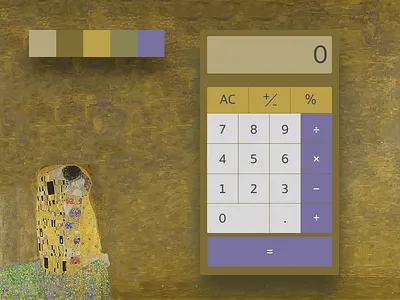 Daily UI # 4 Calculator daily ui