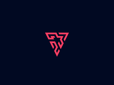 "Triangle Circuit" - Logo Design brand esports identity logo