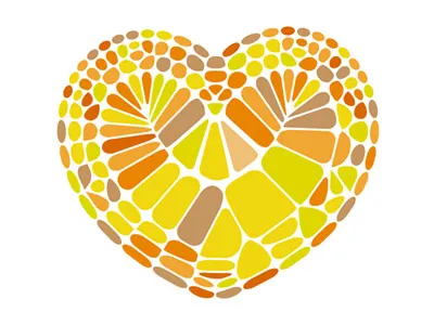 Heart from rounded tiles VIDEO TUTORIAL from heart lesson rounded tiles tutorial video