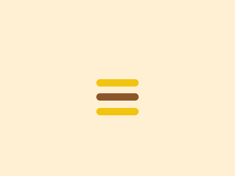 Hamburger Menu 🍔 animate animation burger close cross food hamburger icon junkfood menu