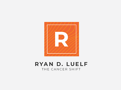 Logo Idea box branding cancer design idea logo orange ryan shift square topographic topography