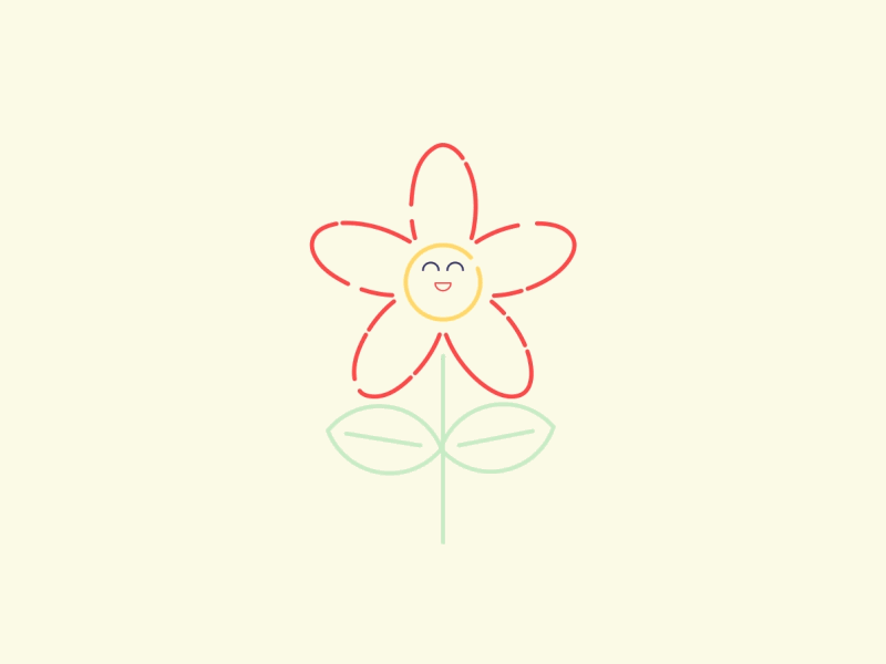 Happy Dance dance flower garden gif happy happy dance line line art