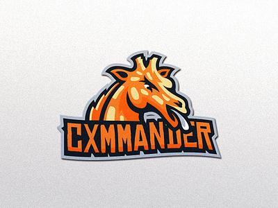 Giraffe Mascot Logo animal esport giraffe identity illustrator logo malmoo mascot photoshop sport