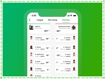 Togga Redesign exploration fantasy football ios premier league redesign togga ui