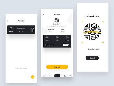 Scan Address Profile account admin animation files guide help illustrations manage security set up user