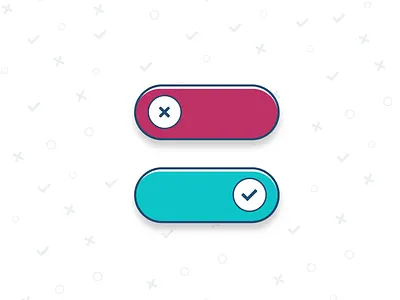 Daily UI Challenge Day #15 - On / off Buttons app dailyui gradient icon mobile ui ux