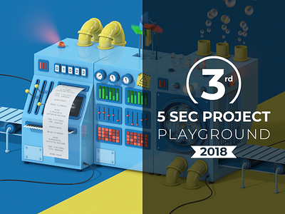 3rd Place 5 Second Project 2018 award challenge five sec project five second project greyscalegorilla gsg motion design playground win